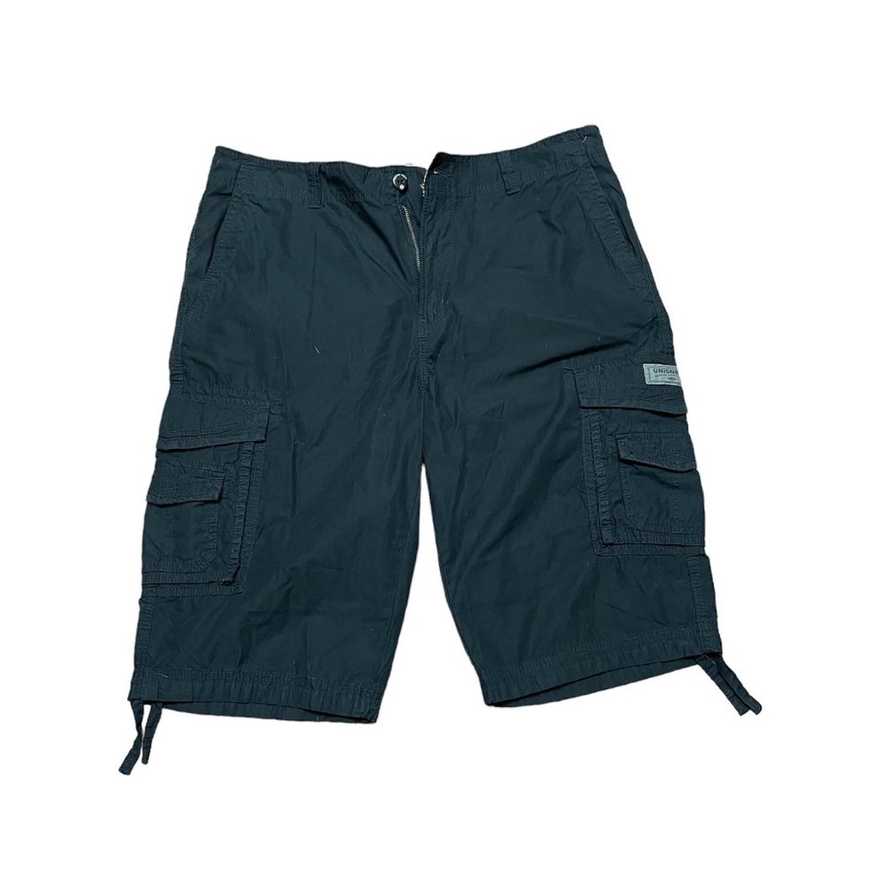 Men's Black Cordova Belted Cargo Shorts